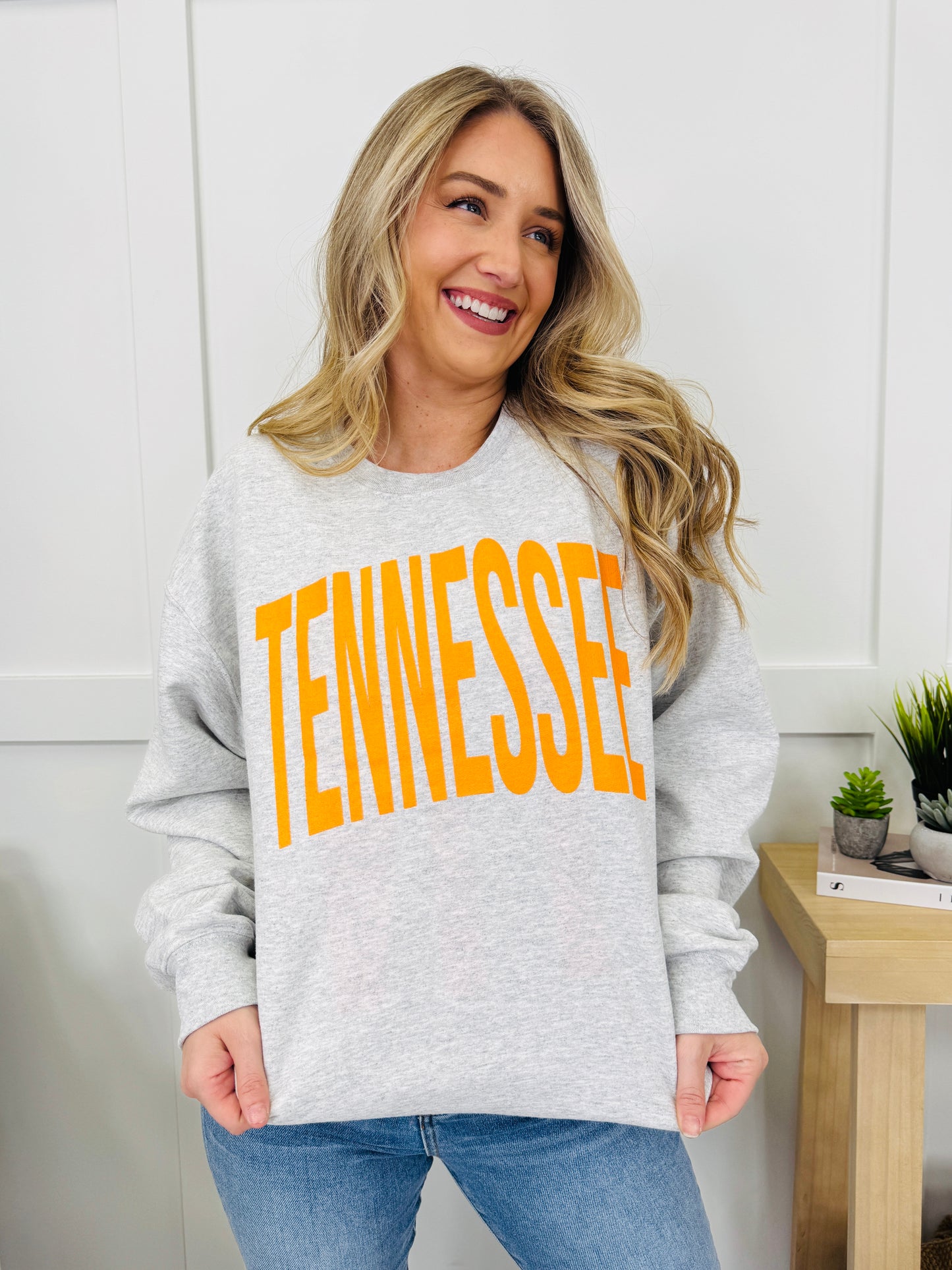 Tennessee Reversible TN Graphic Crewneck Sweatshirt
