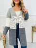 Stay Warm With Me Cardigan in Gray