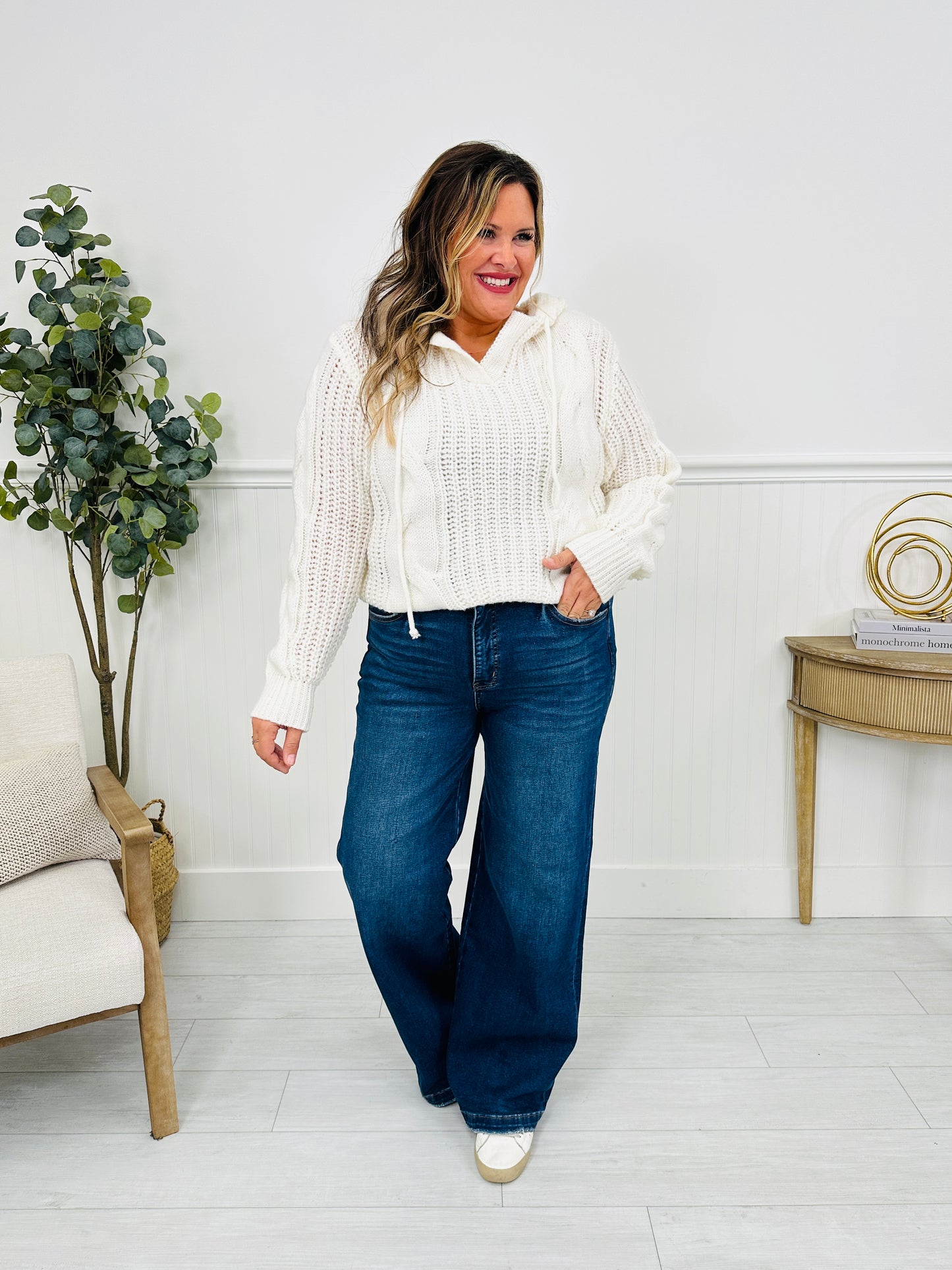With You In Mind Wide Leg Tummy Control Jeans in Four Inseams