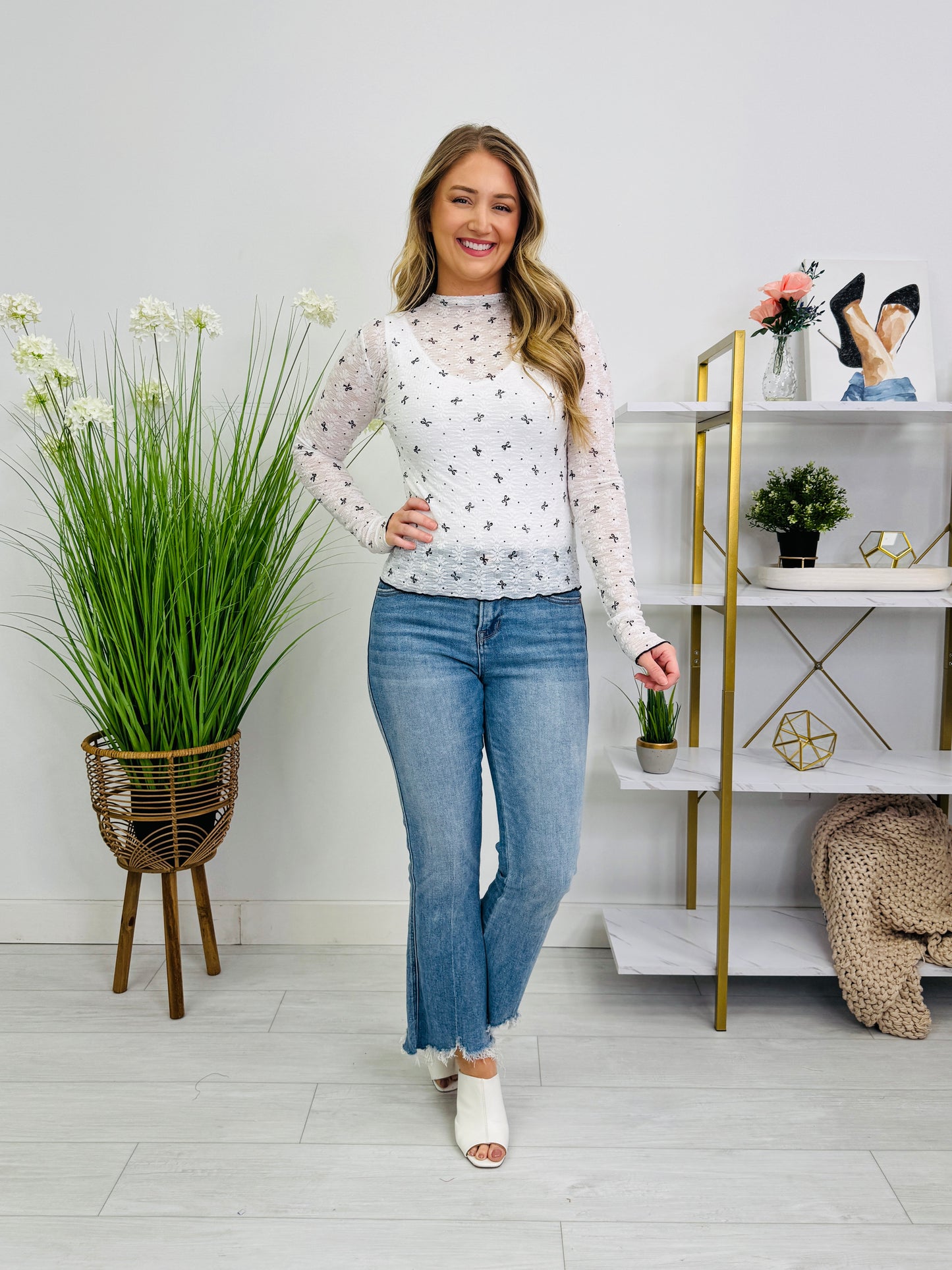 Ribboned And Radiant Top