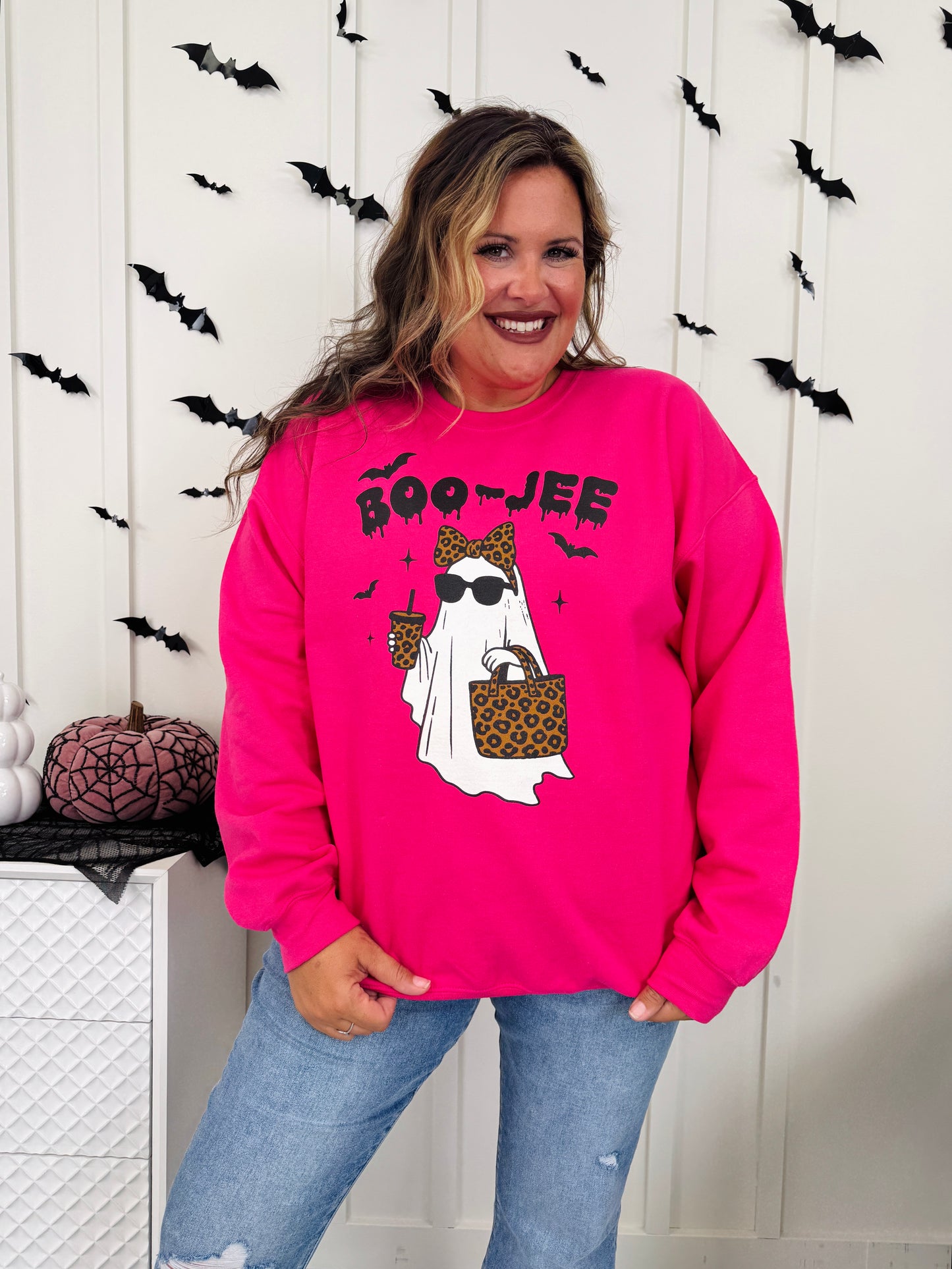 Boo-Jee Graphic Crewneck Sweatshirt - Multiple Colors!