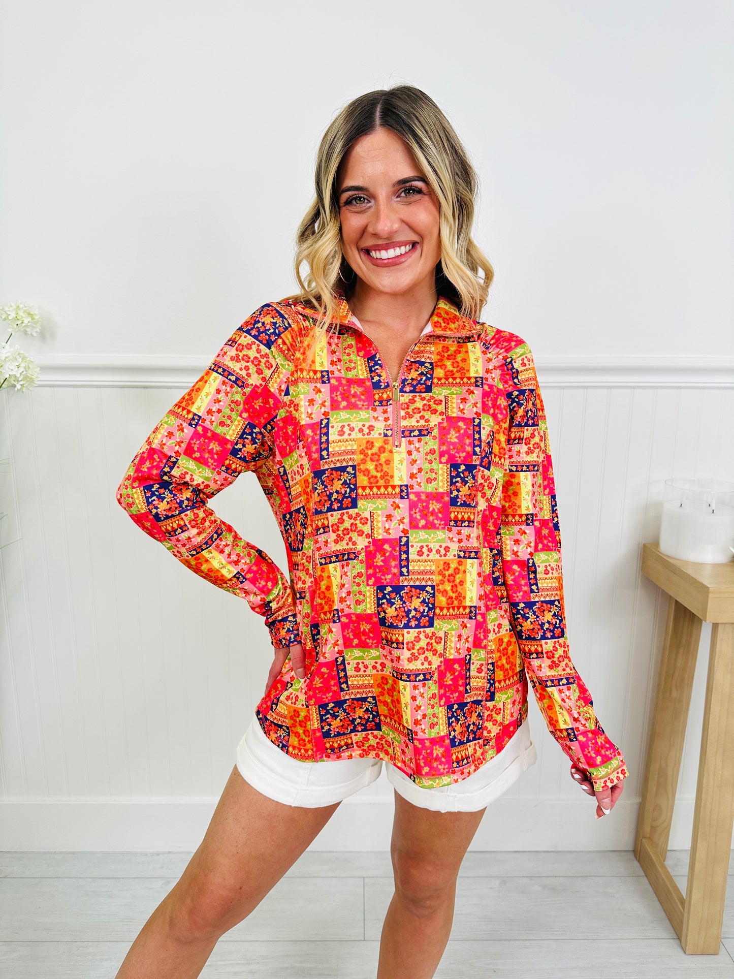 Where Spring Begins Top in Wilmington Print