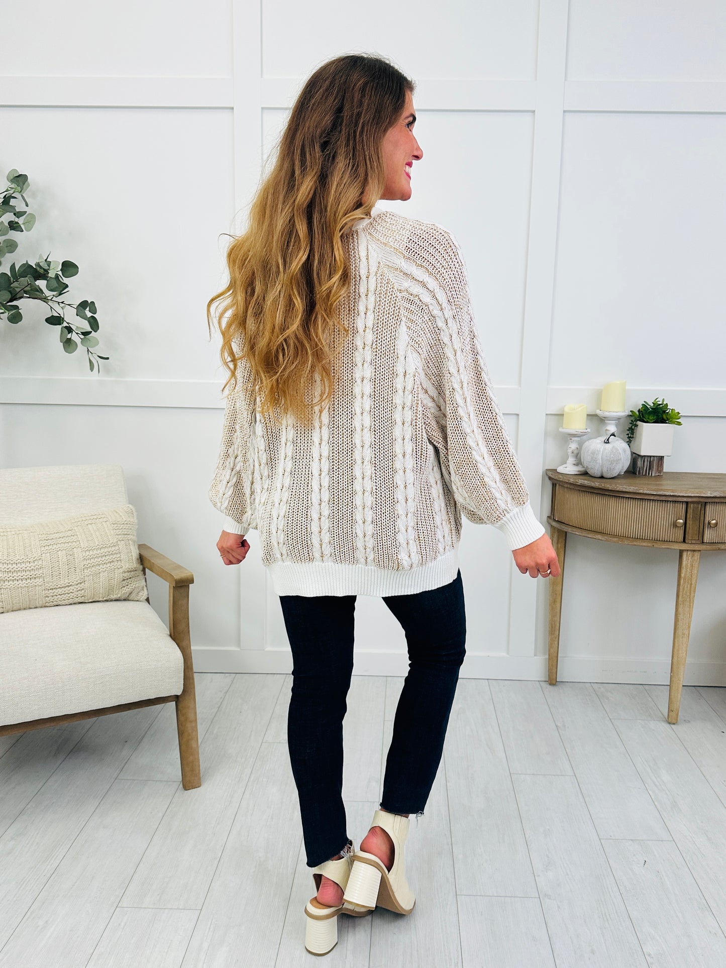 Sweet Comfort Cardigan In Taupe
