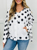 Off-Duty Polka Lounge Top