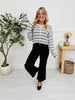 Black To Basics Tummy Control Cropped Wide Jeans In Multiple Inseams