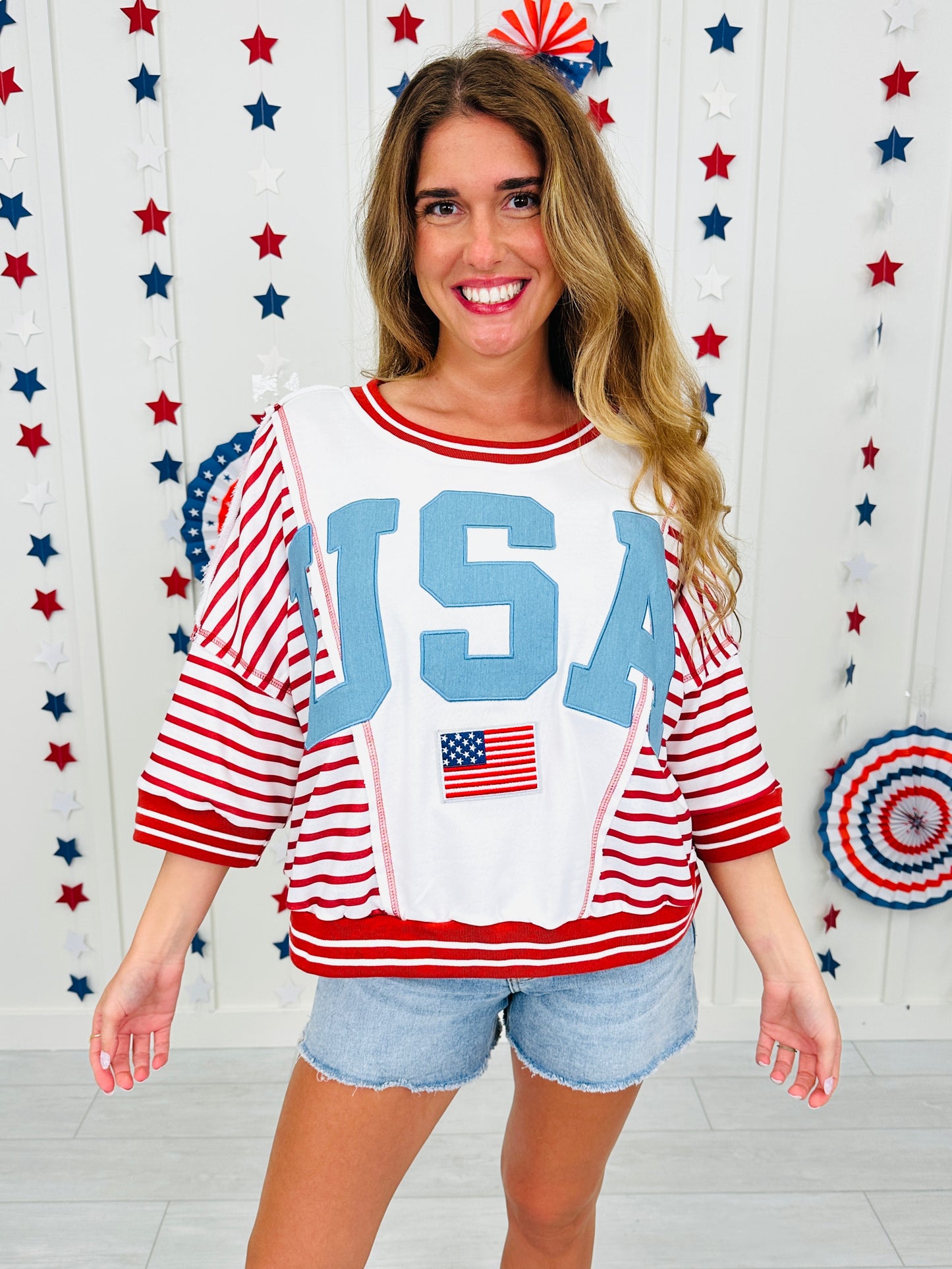 Stars, Stripes & Style Pullover