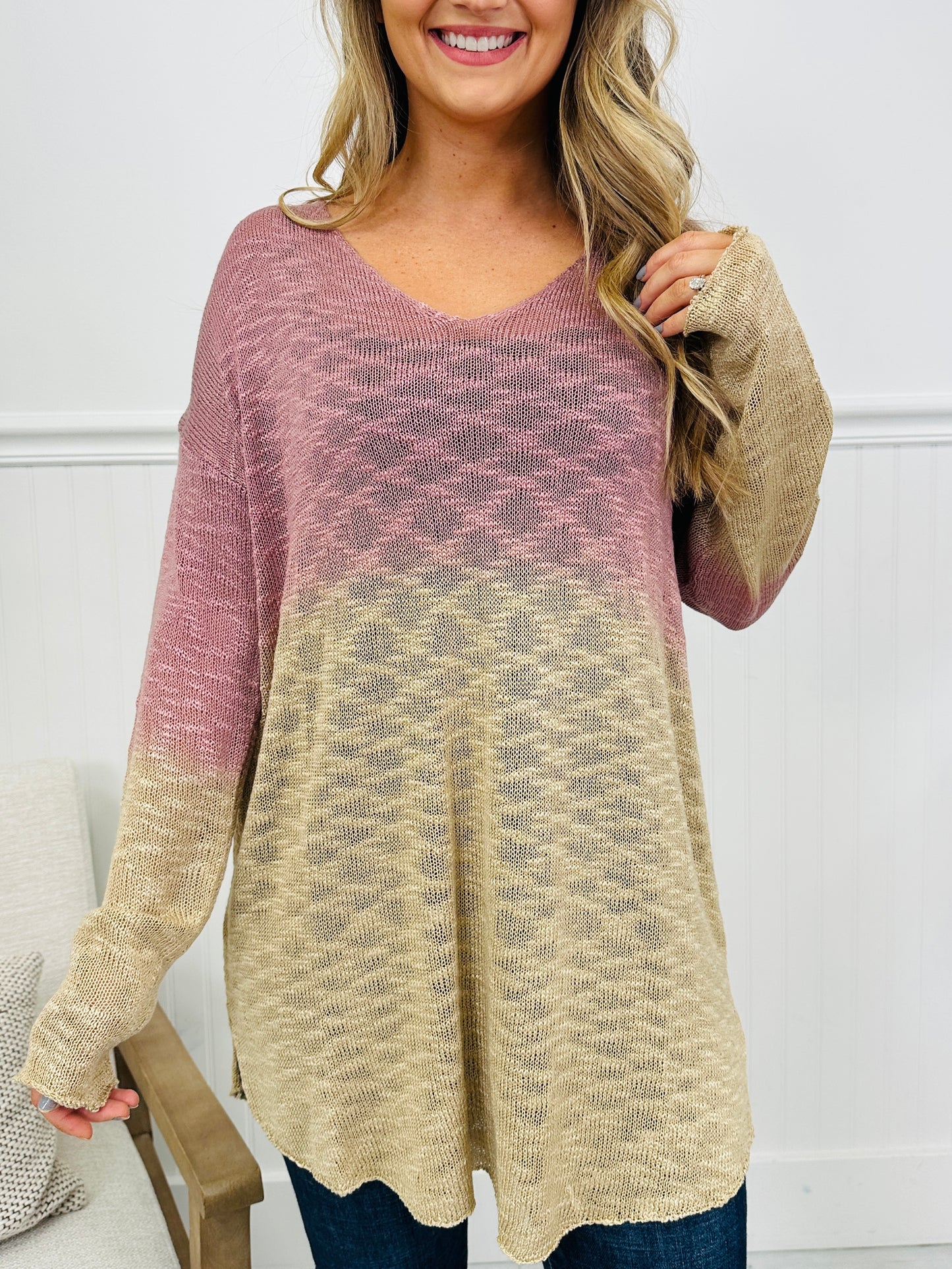 Playful Expressions Top In Rose