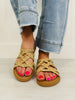 Braided Comfort Sandals In Natural