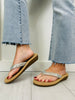 Radiance Rise Flip Flops In Champagne