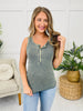 Bright And Buttoned Tank Top- Multiple Colors!