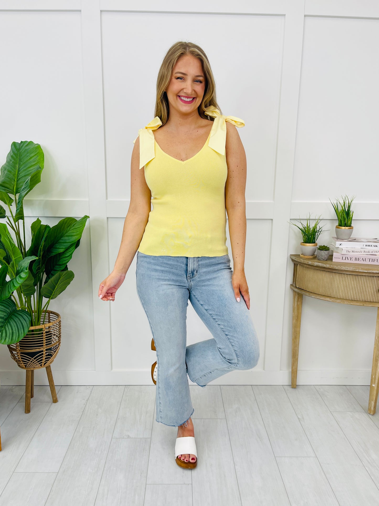 When We Shine Tank Top In Yellow