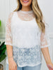 The Sweet Statement Top In Off White