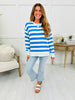 The Coastal Club Top In Ocean Blue