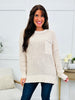 Casual Company Sweater In Ecru