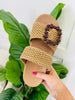 Coastal Crafted Sandals In Tan Raffia
