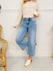 Judy Blue Spring Forward Cropped Wide Leg Jeans