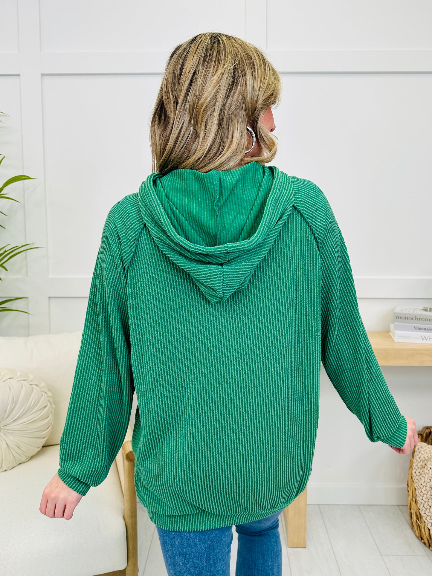 Textured Touch Hoodie- Multiple Colors!