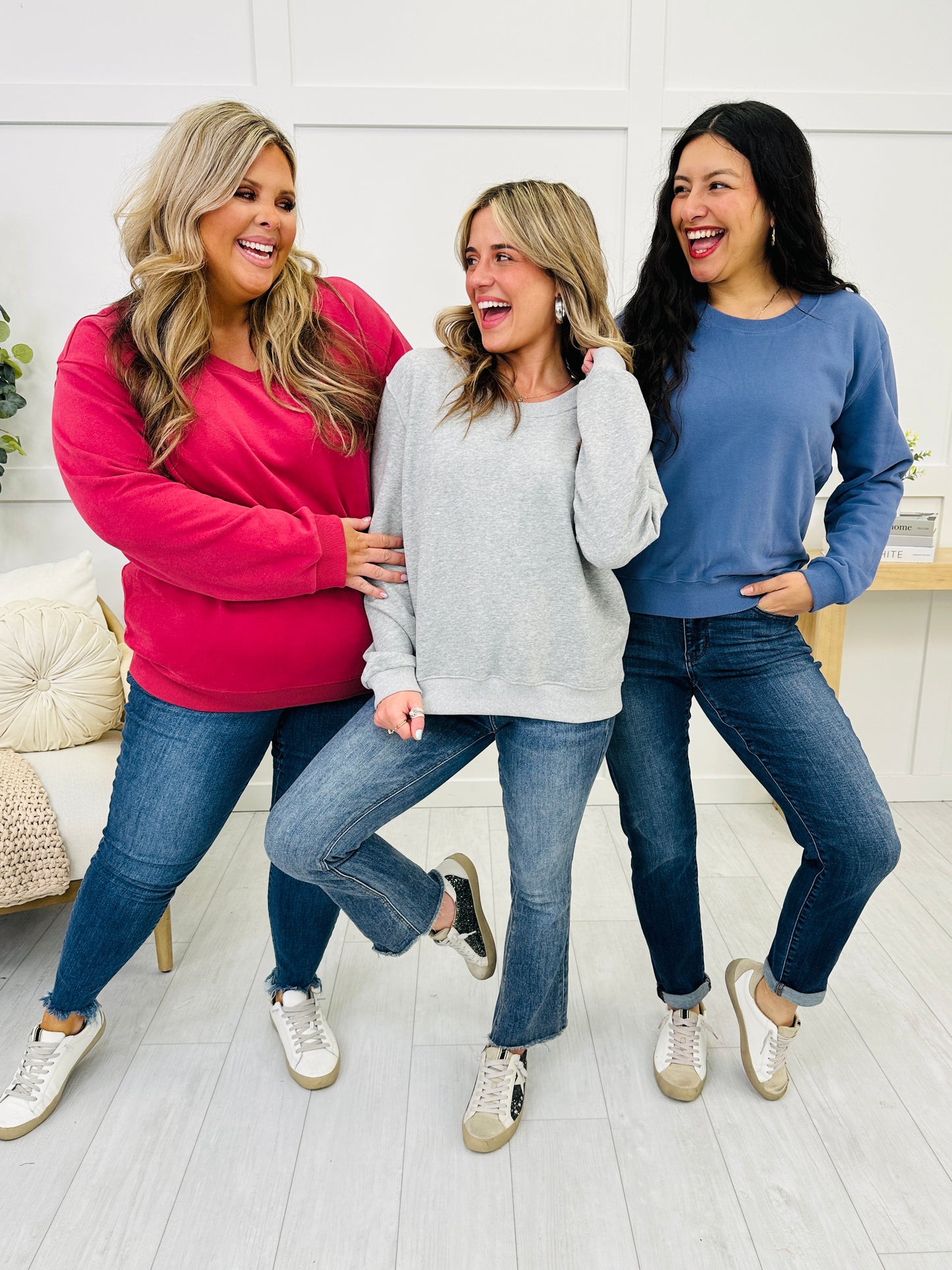 REG/CURVY MOCO Exclusive Basic Babe Pullover- Multiple Colors!