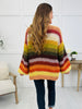 Sunset Trails Cardigan In Autumn Leaves