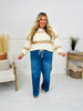 Off Duty Tummy Control Wide Leg Drawstring Jeans