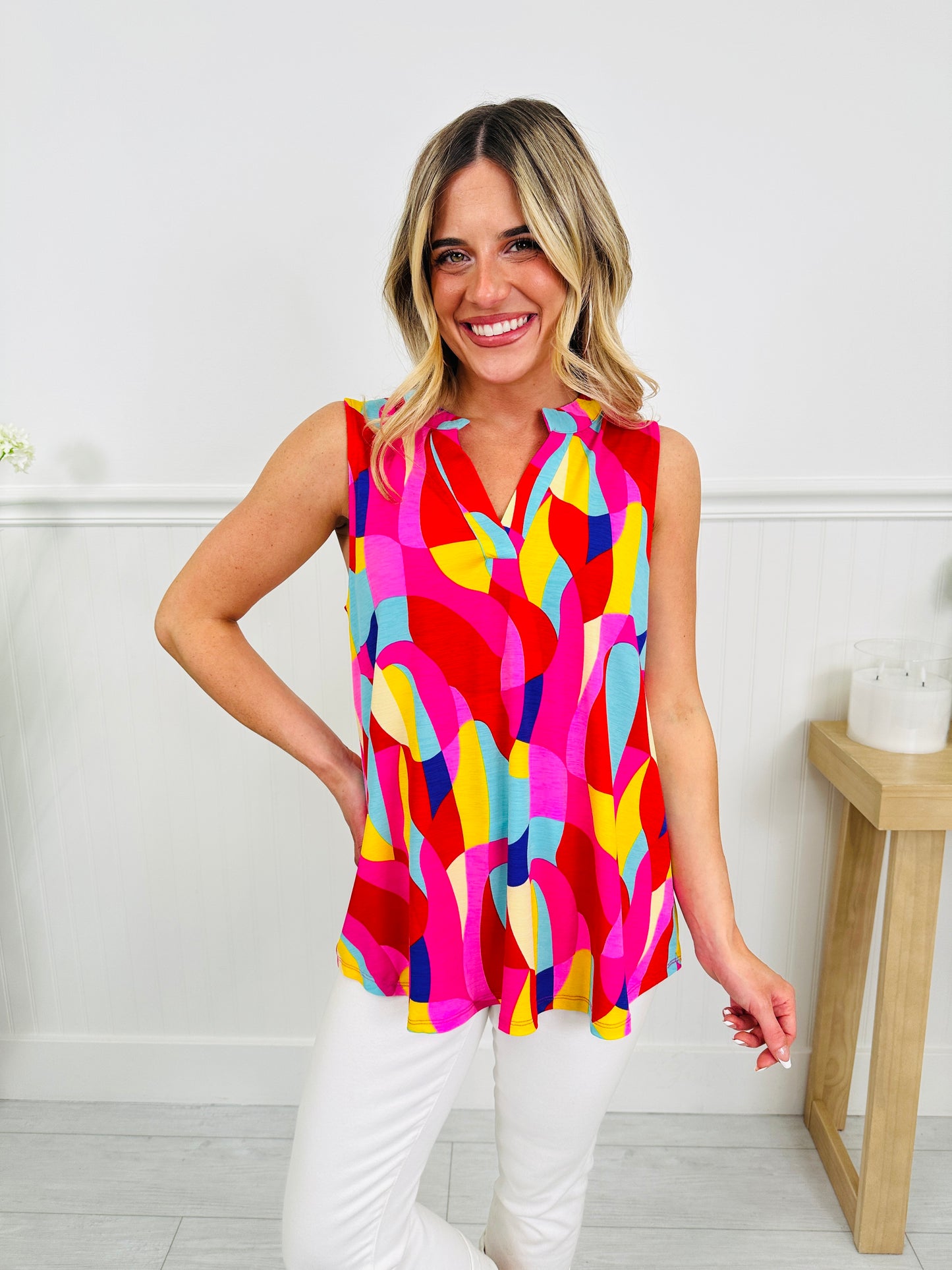 Sunshine Energy Top in Chicago Print