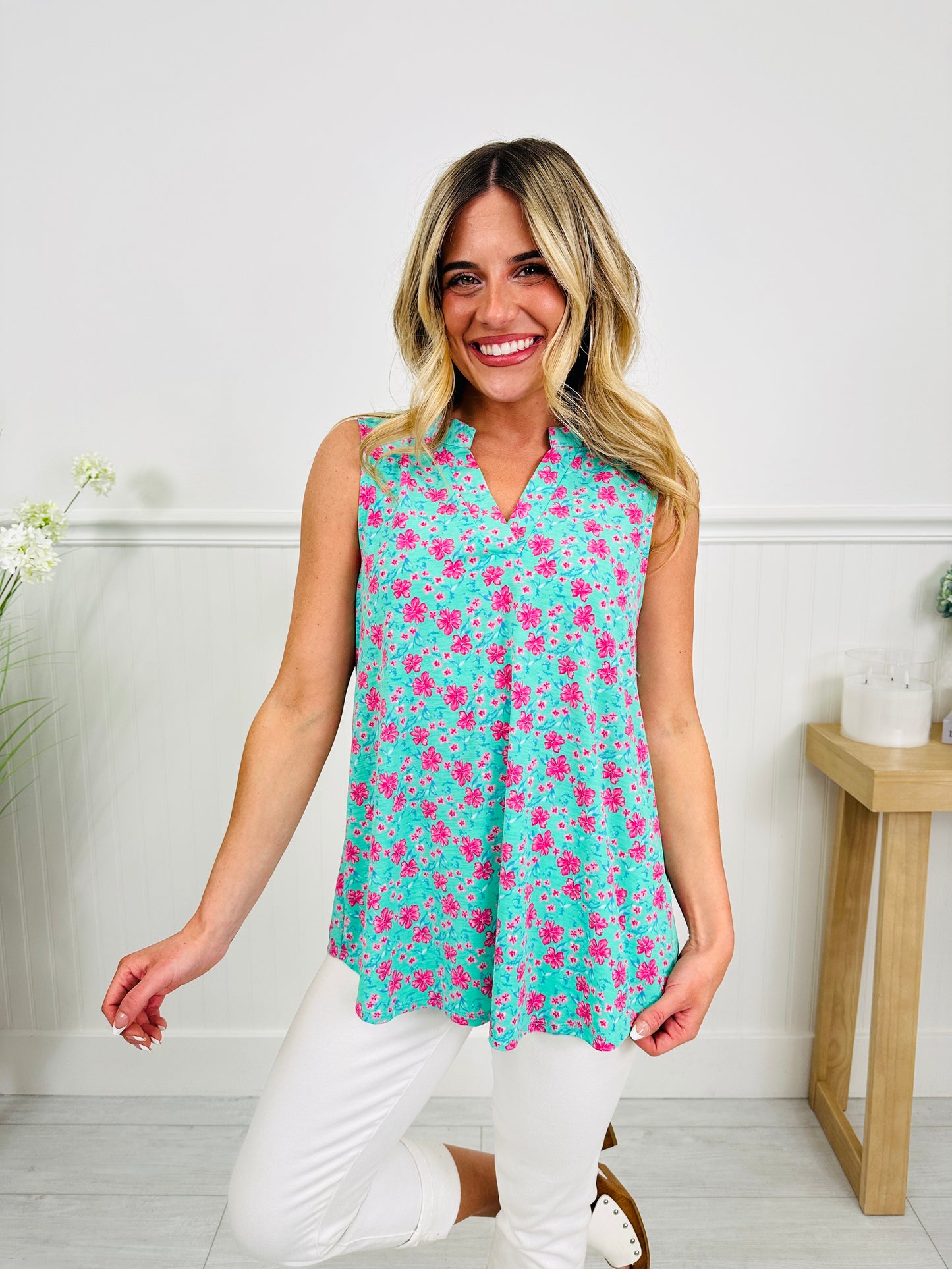 Sunshine Energy Top in Key West Print