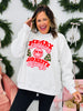 Merry & Happy Always Mock Neck Graphic Sweatshirt