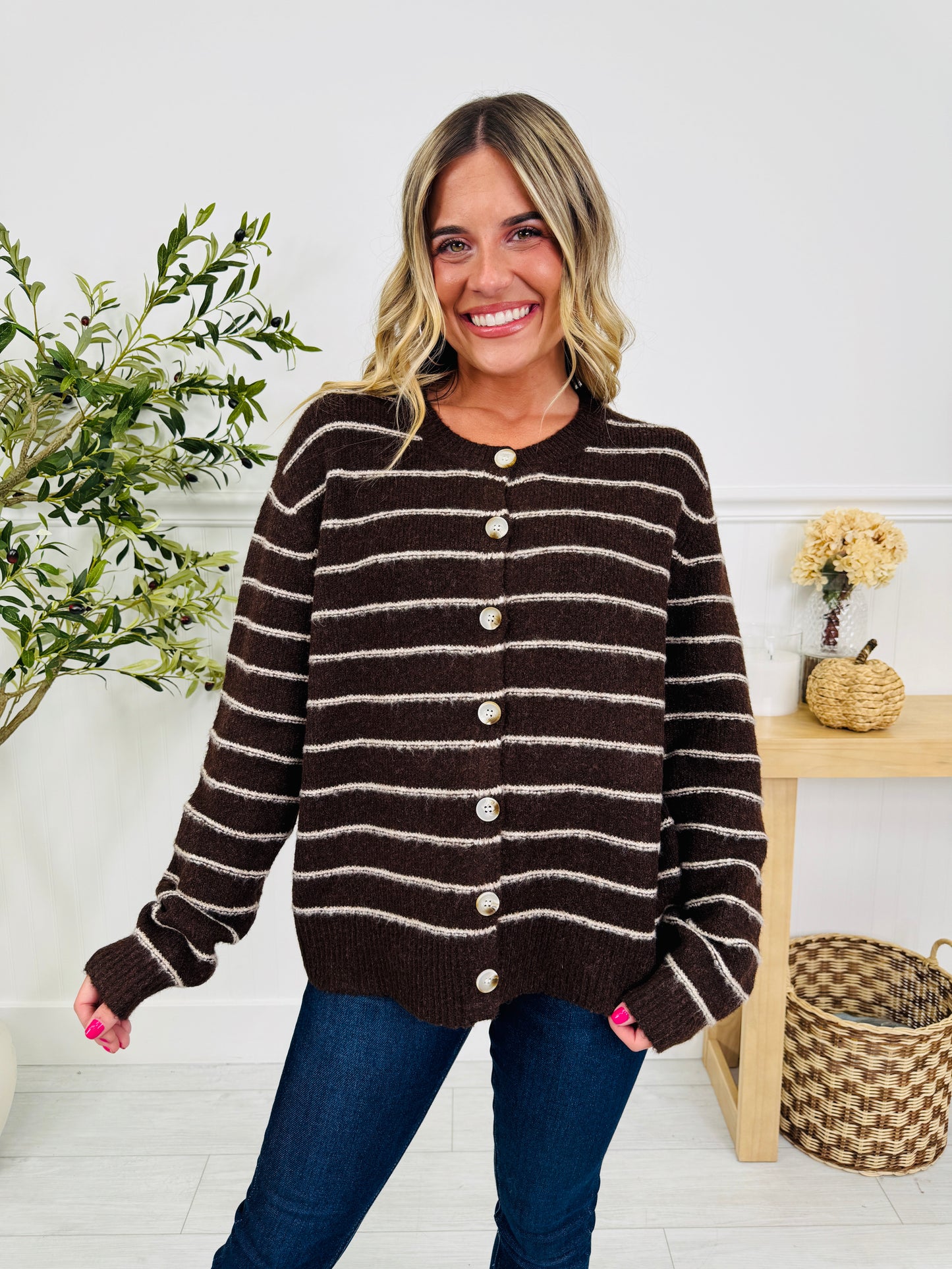 Sweet Stripe Cardigan In Multiple Colors