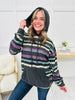 REG/CURVY Morning Stripe Hoodie