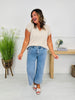 Triple the Comfort Cropped Wide Leg Jeans in Three Inseams