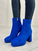 Big Step Booties In Electric Blue