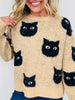 Black Cat Behavior Sweater