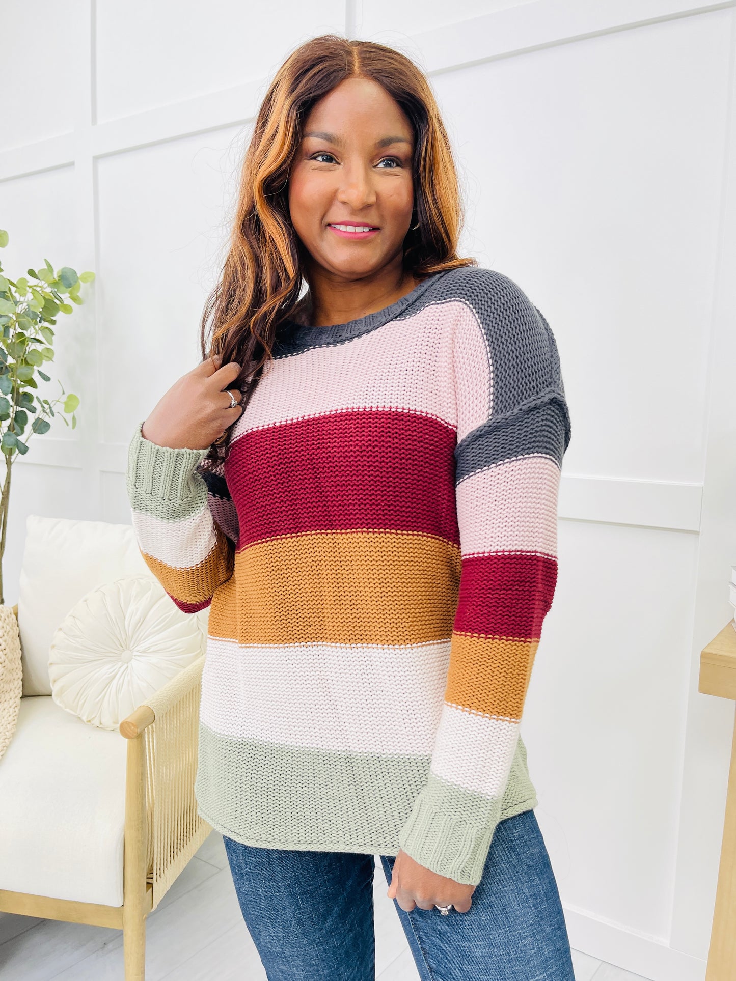 REG/CURVY Colors Of Life Sweater