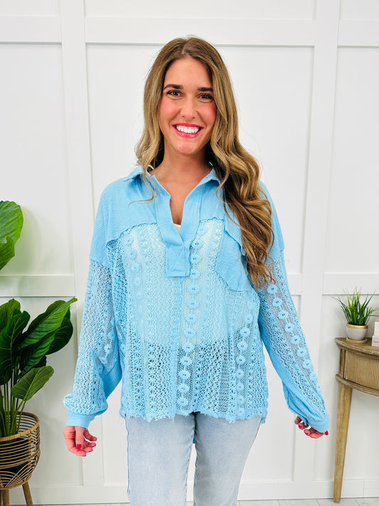 Everyday Lovely Pullover in Pure Water