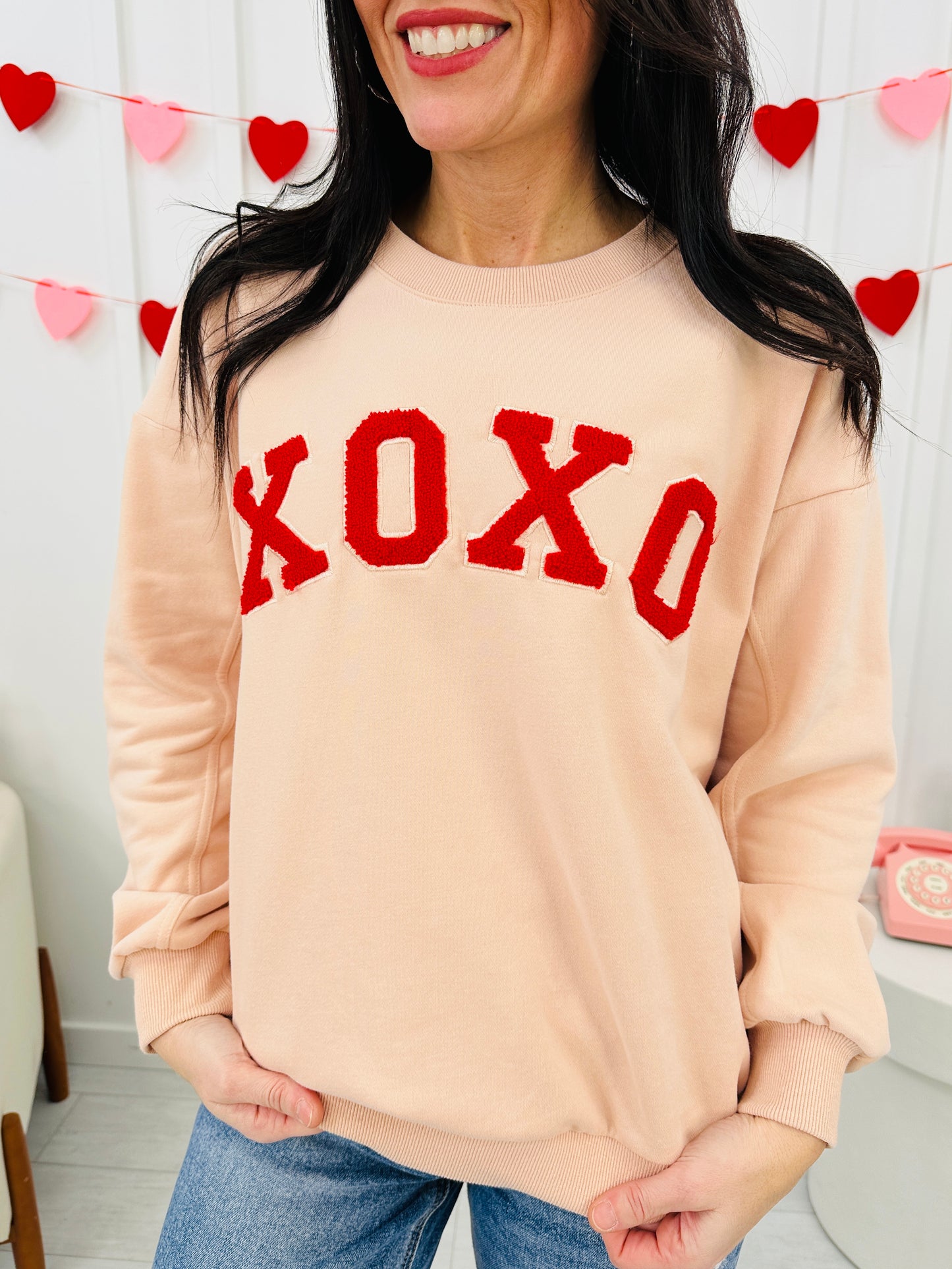 MOCO Exclusive Love and XOXO Graphic Sweatshirts