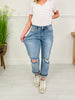 Judy Blue Spring Fling Boyfriend Jeans