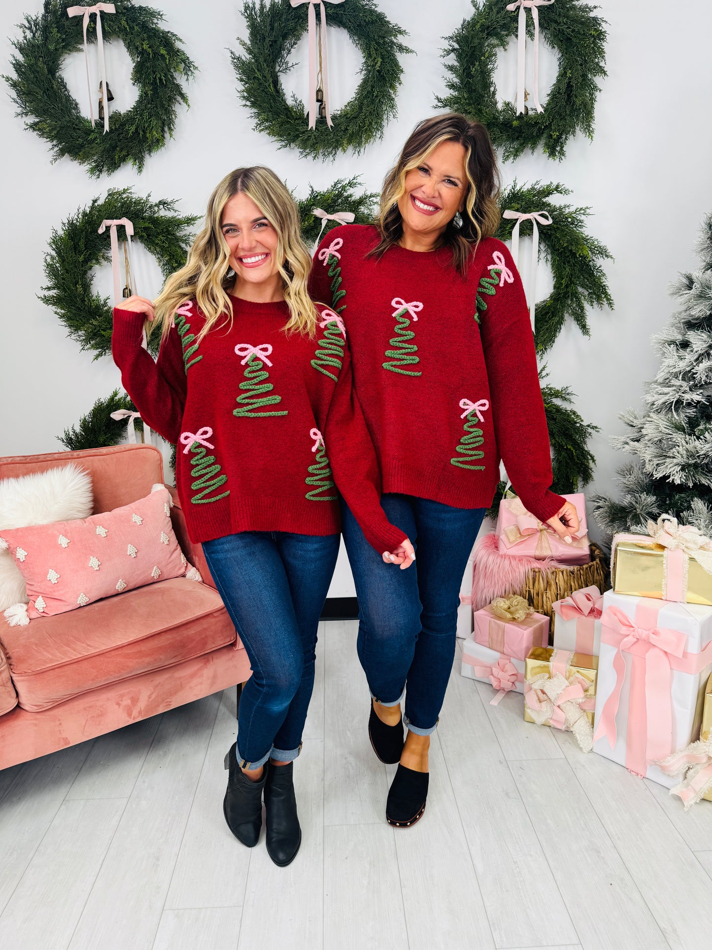 Christmas Tree Charm Sweater