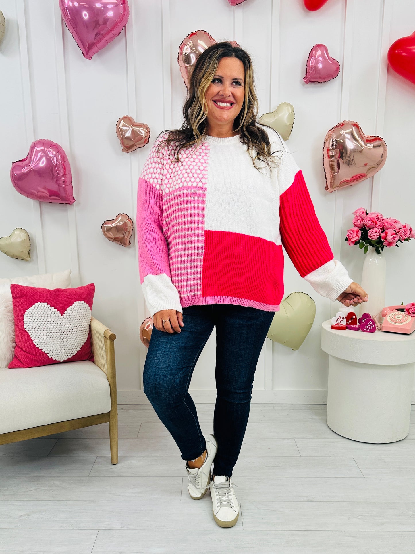 Heartfelt Hues Sweater