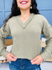 Reg/Curvy Neutral Harmony Sweater-Multiple Colors!