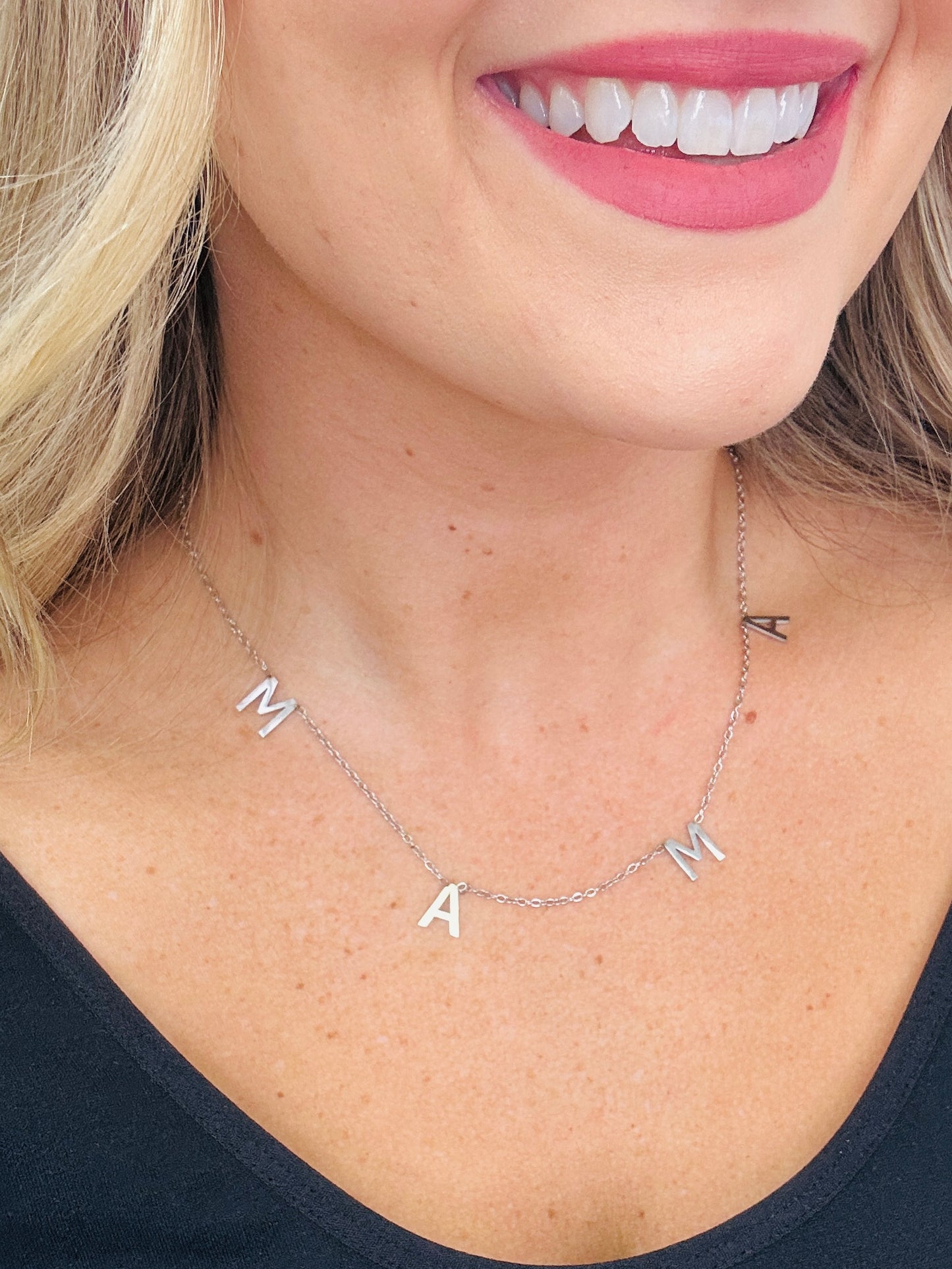 Dear Mama Necklace In Multiple Colors
