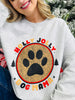 Holly Jolly Dog Mama Graphic Crewneck Sweatshirt
