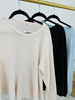 Simply Soft Waffle Top In Multiple Colors