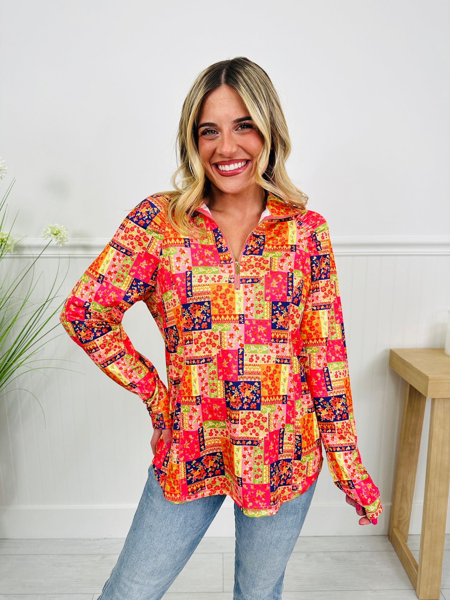 Where Spring Begins Top in Wilmington Print