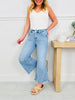 Made To Flatter Tummy Control Wide Leg Cropped Jeans