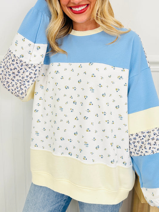 Easy Blooms Pullover