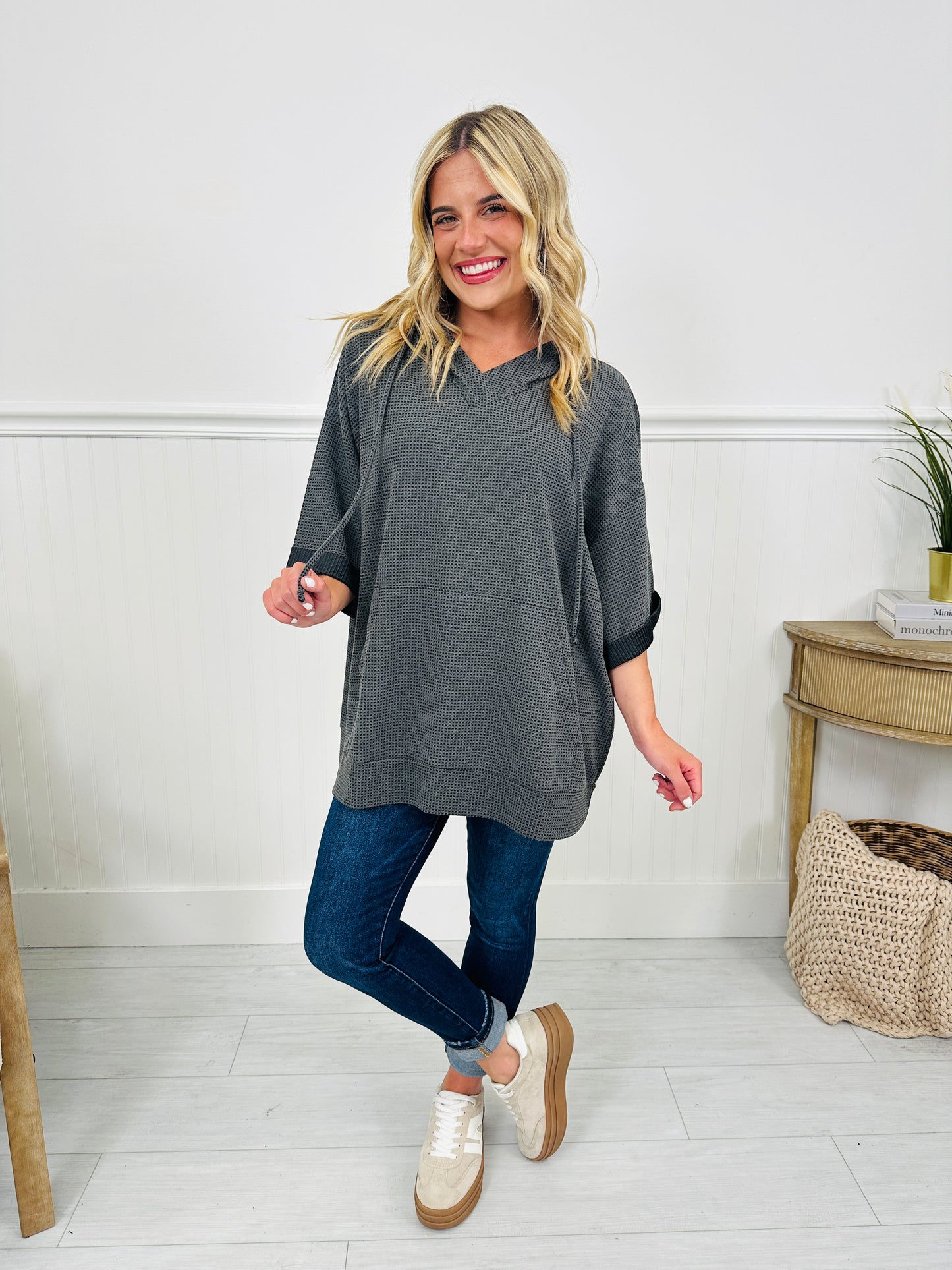 Hello Fall Hooded Top- Multiple Colors!