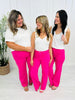 Judy Blue Passionate About Pink Straight Leg Jeans in Reg/Curvy