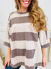 The Vintage Charm Top In Ash Grey