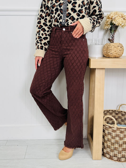 Chocolate Charm Tummy Control Straight Jeans