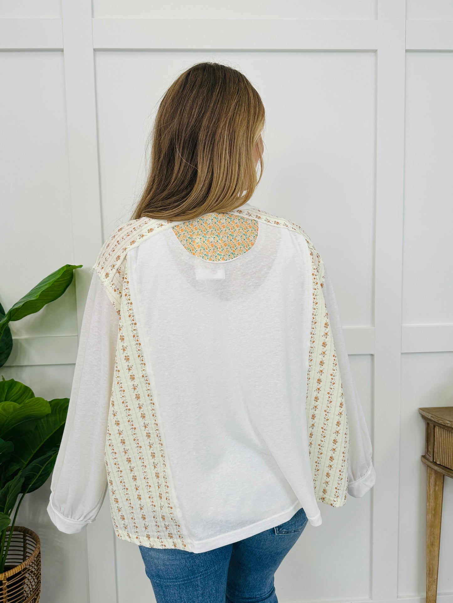 Effortless Blend Top in Off White